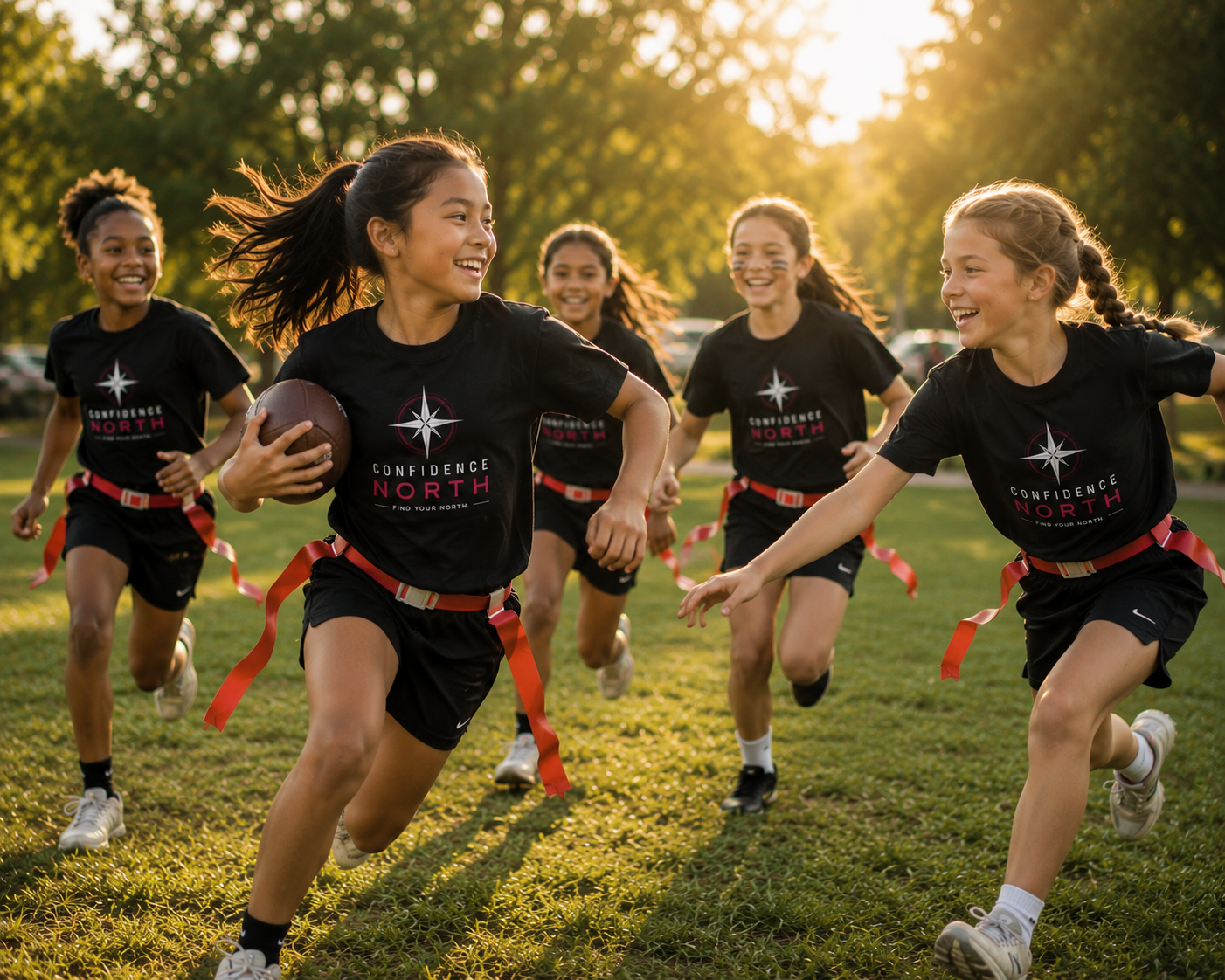 Young people participating in an active group experience